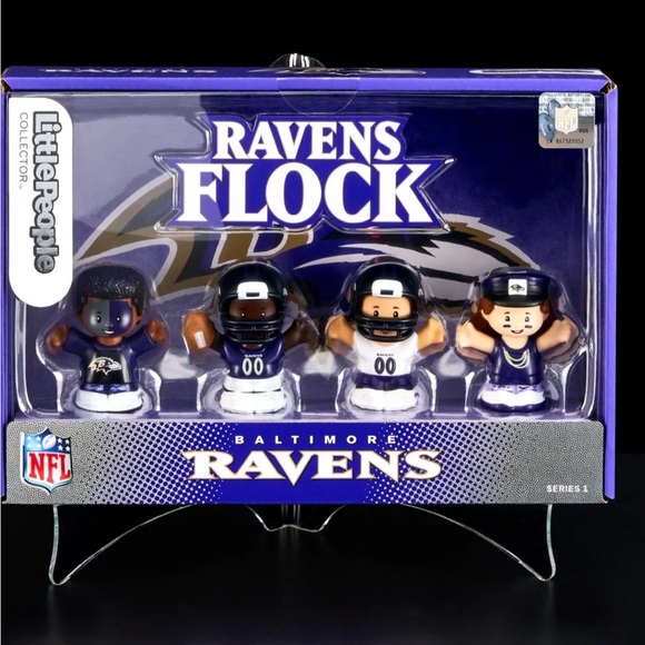 NFL little people Baltimore Ravens collector NIB - Picture 2 of 6